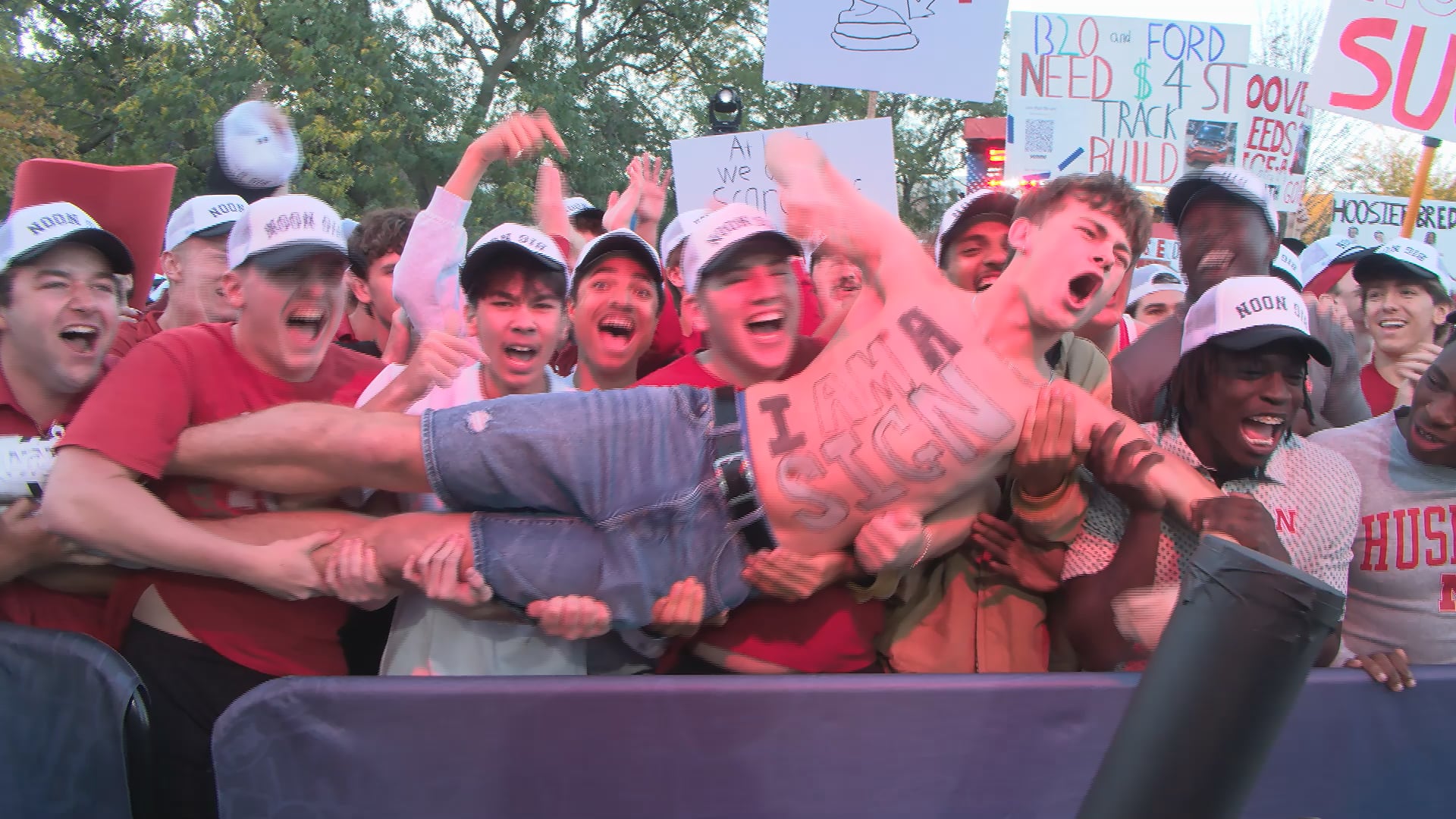 Husker Fans Flock to Lincoln for Fox’s Big Noon Kickoff Event