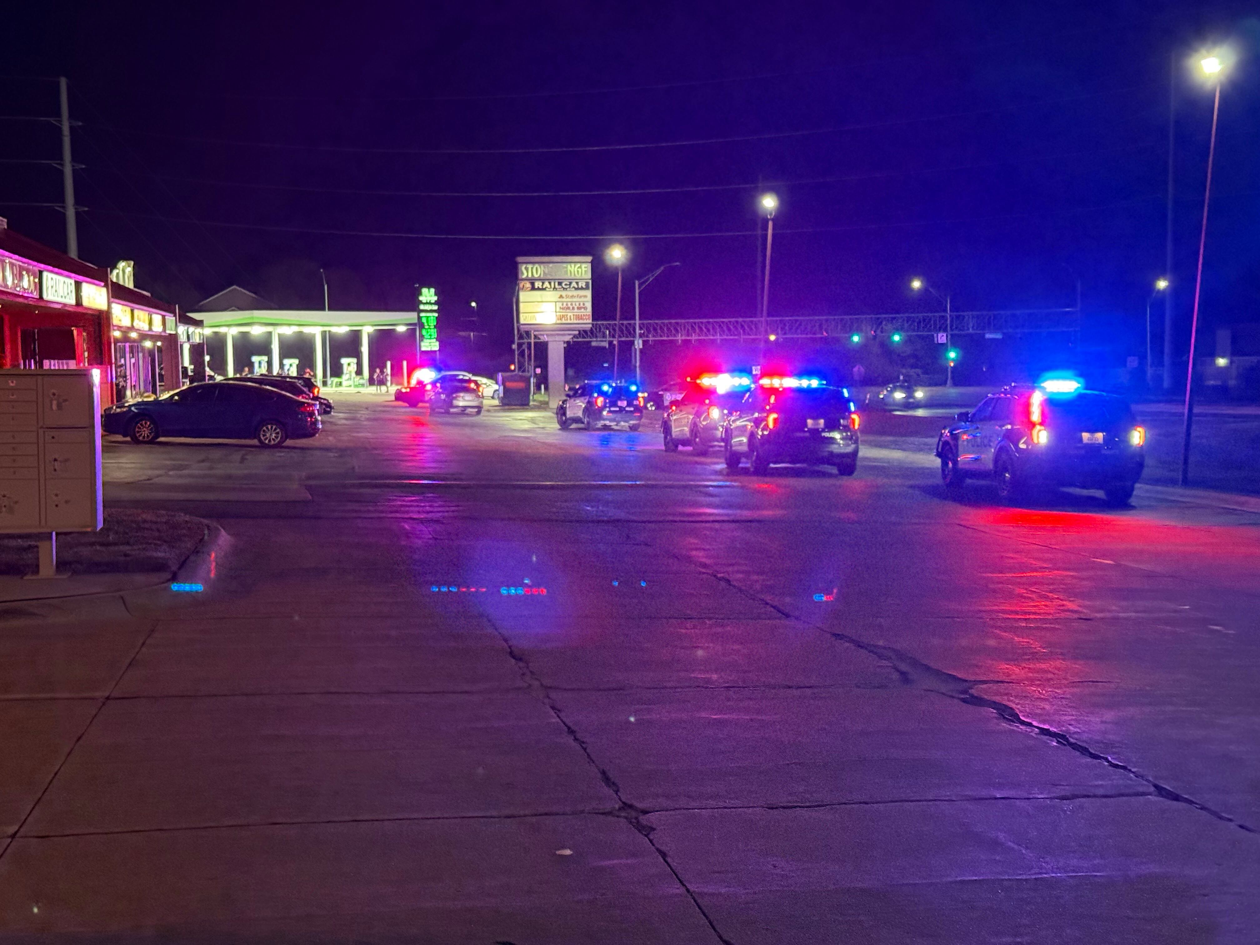 Two men shot at West Omaha gas station, one arrested