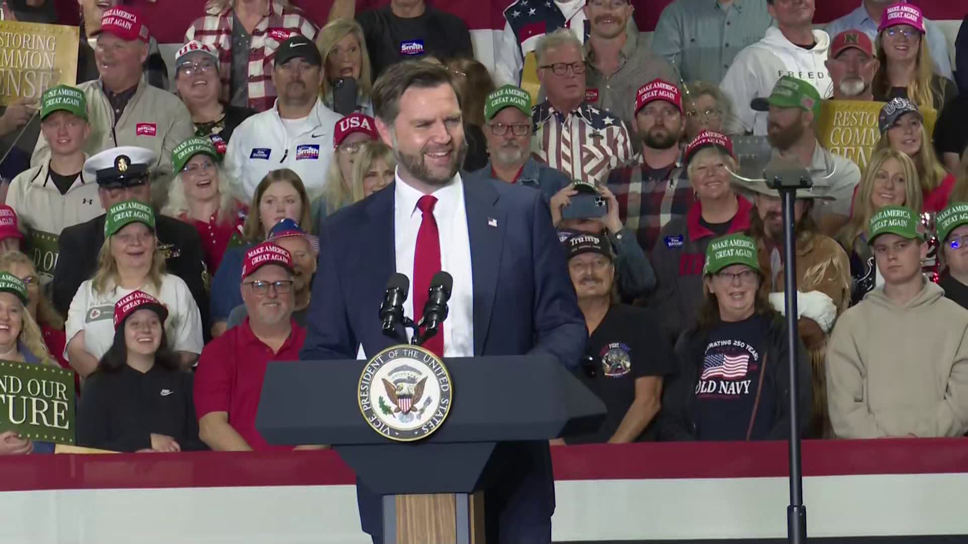 Trump and Vance visit Republican strongholds in Nebraska and Iowa