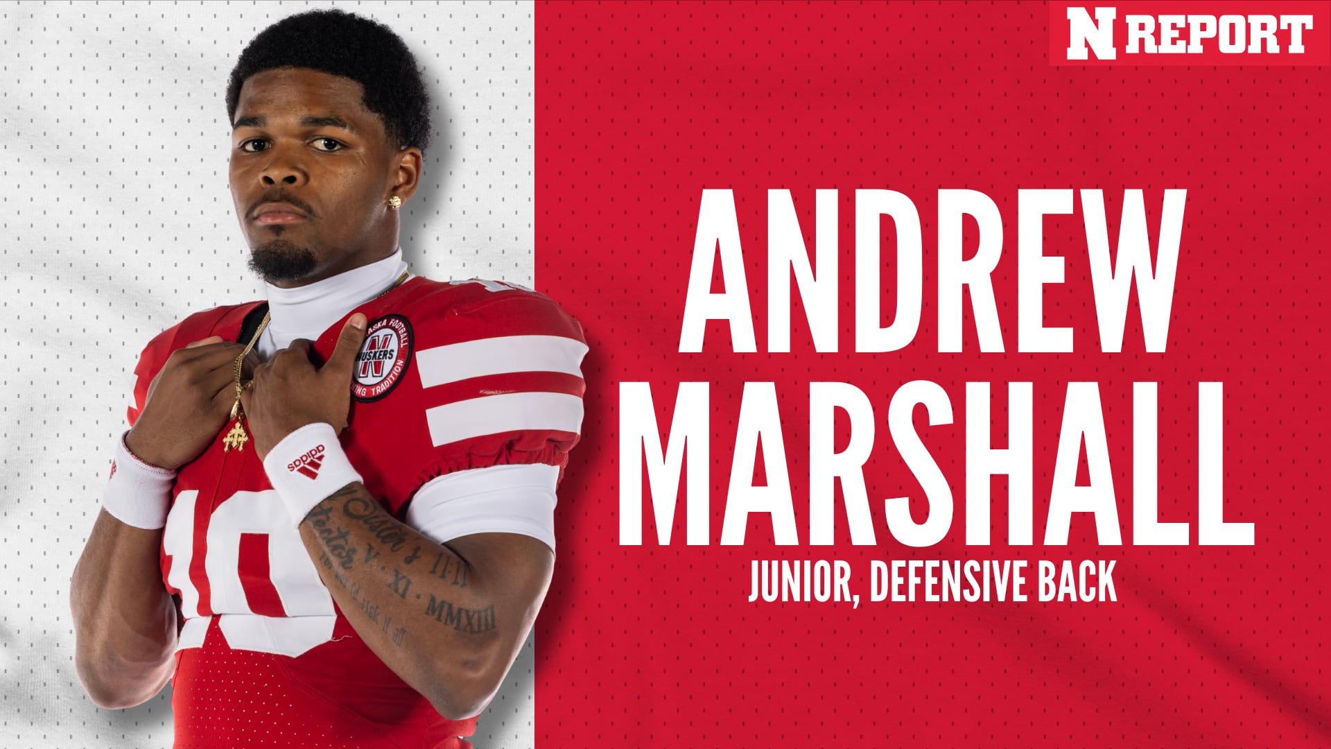 Nebraska Cornerback Andrew Marshall Added to Bednarik Award Watch List