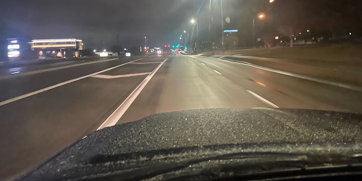 Freezing Roard Condition LTU still monitoring road conditions after freezing drizzle leaves a ...