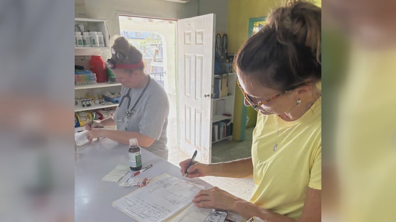 A Nebraska church group is spending a week and a half contributing to the country's recovery...