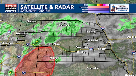 A Severe Thunderstorm Watch is likely by 4 PM in western areas.