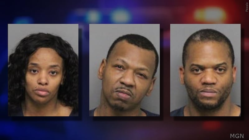 Elisha Pool (left), Antoine Singleton (center) and Steven Gray (right)