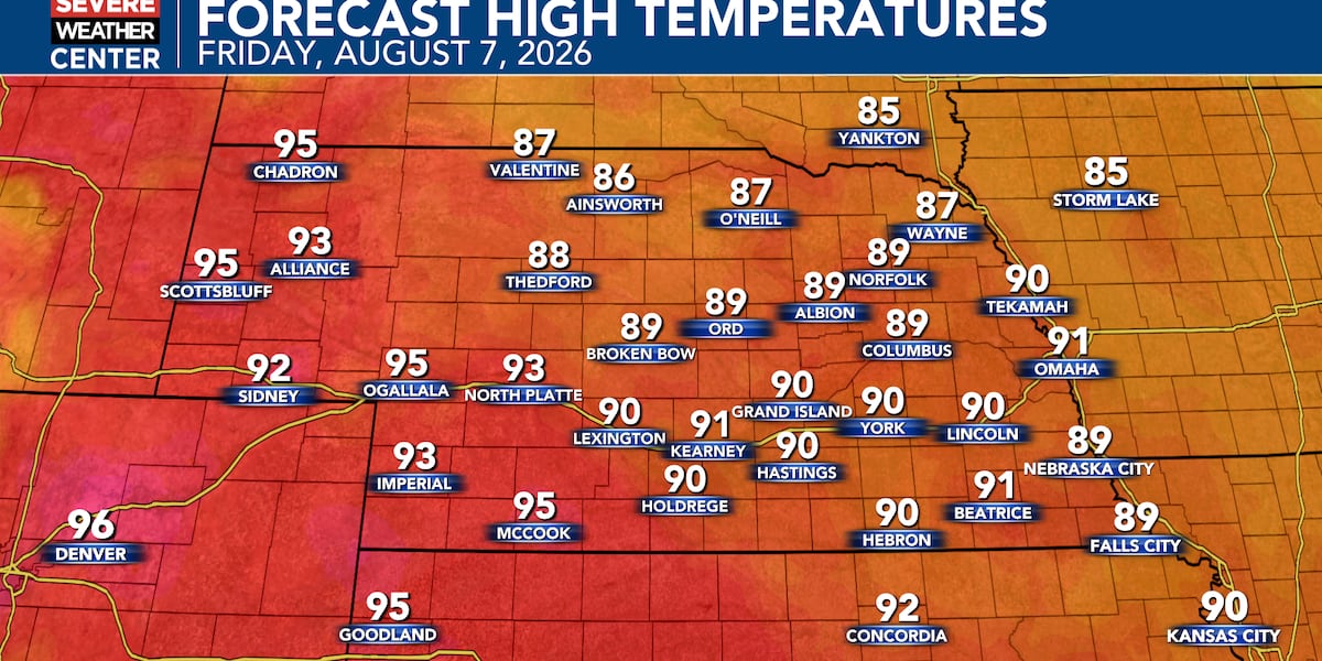 Heat and humidity set to return with daily storm chances into the weekend