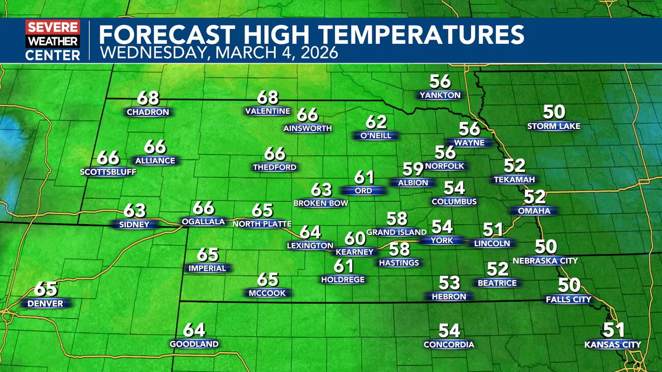 Weather In Nebraska Severe weather threat arrives Thursday night as storm system impacts ...