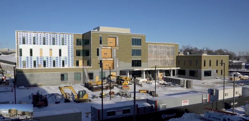 Construction continues at the Behavioral Health & Wellness Center at Children’s Nebraska....