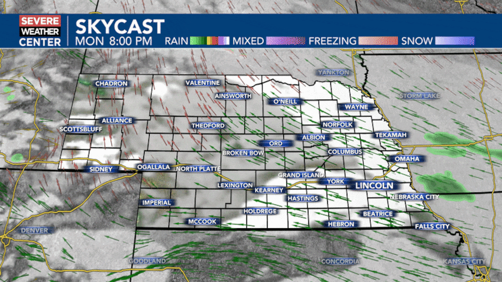 Weather In Nebraska Accumulating snow expected tonight in eastern Nebraska; unsettled ...