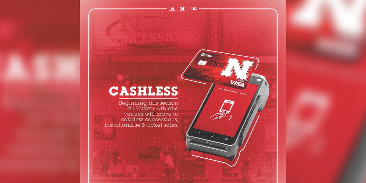Husker Athletics moves to cashless operations