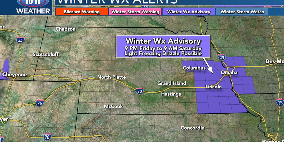 Light Intensity Drizzle WEATHER ALERT DAY: Areas of light freezing drizzle possible into early ...