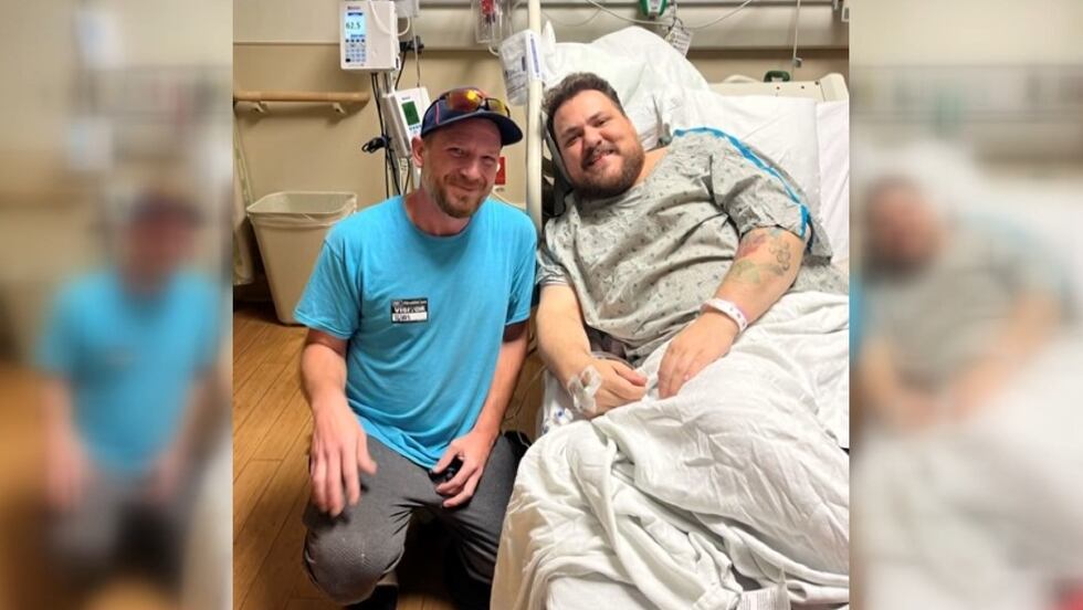 Faith guides man to donate his kidney to a stranger on Facebook 2 Joe Turner (left) says he was guided by faith to donate his kidney to Tim Heatherly,...
