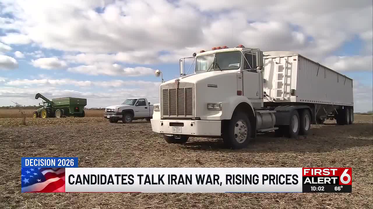 Nebraska Rep . Flood , Backemeyer debate Iran war , rising prices in District 1 race