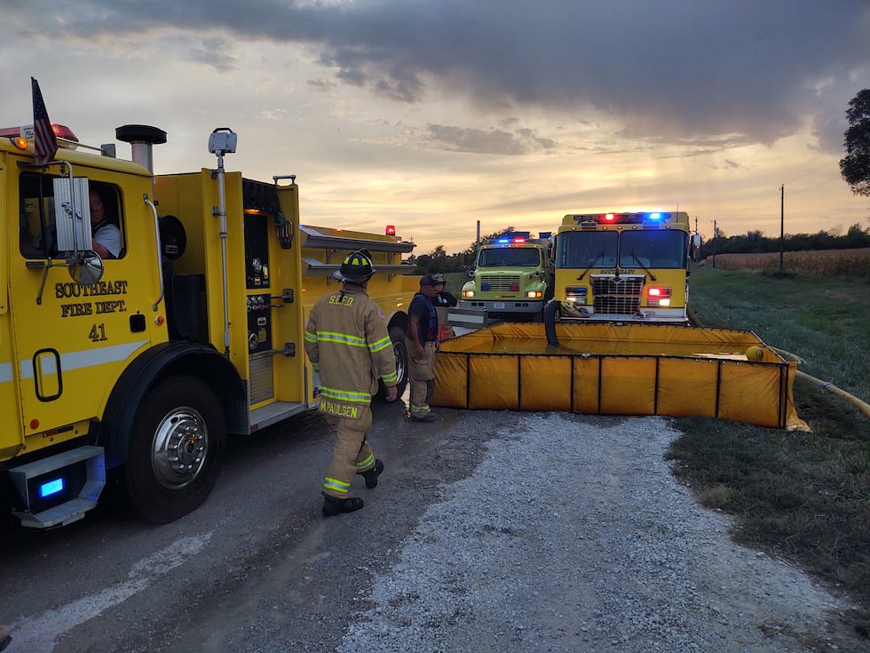 Milo Rural Fire Department LFR, Rural fire departments hold critical, joint training session
