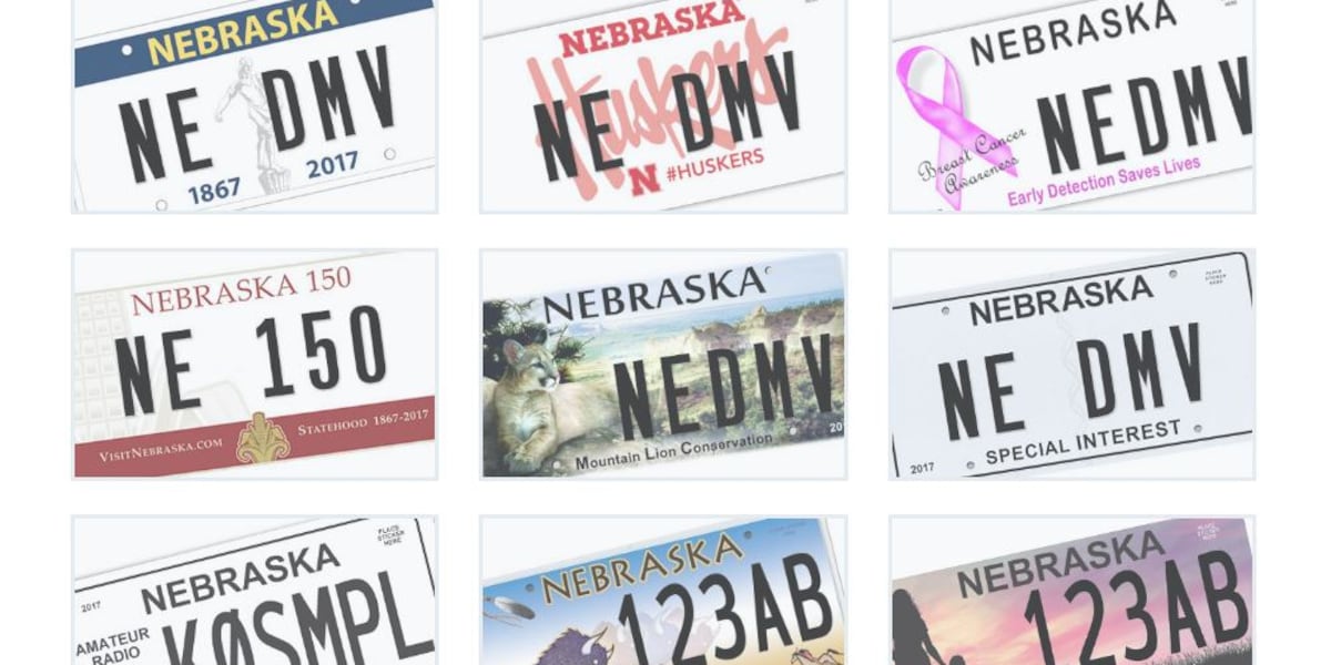 Nebraska Department of Motor Vehicles shares tips for new plate ...