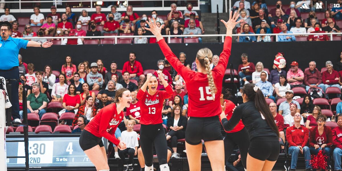 No. 4 Huskers Topple No. 5 Stanford On The Road No. 4 Huskers Topple No. 5 Stanford On The Road