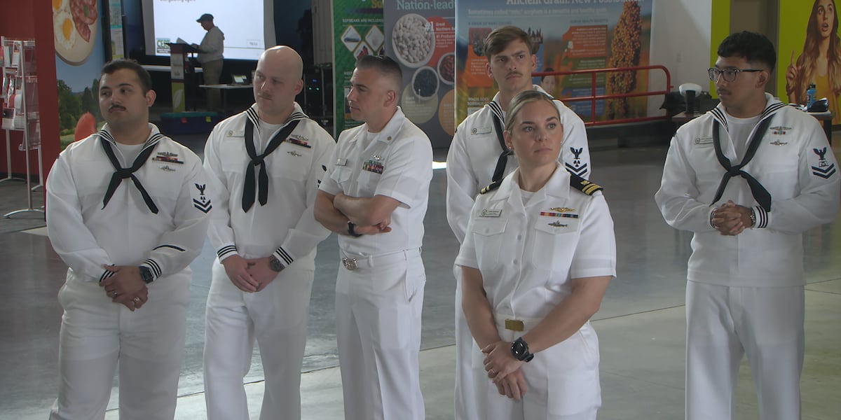 Sailors of USS Nebraska submarine visits Grand Island