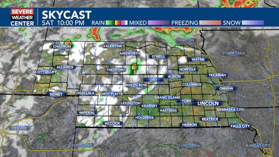 Isolated to occasional showers and storms likely.