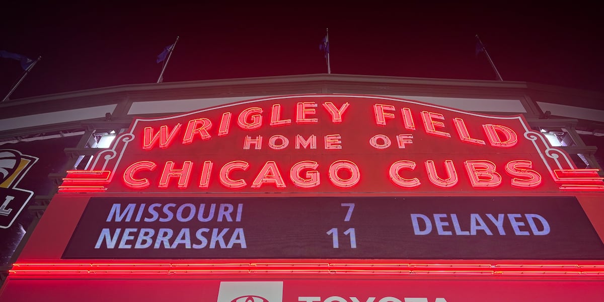LIVE: Nebraska volleyball match at Wrigley Field suspended