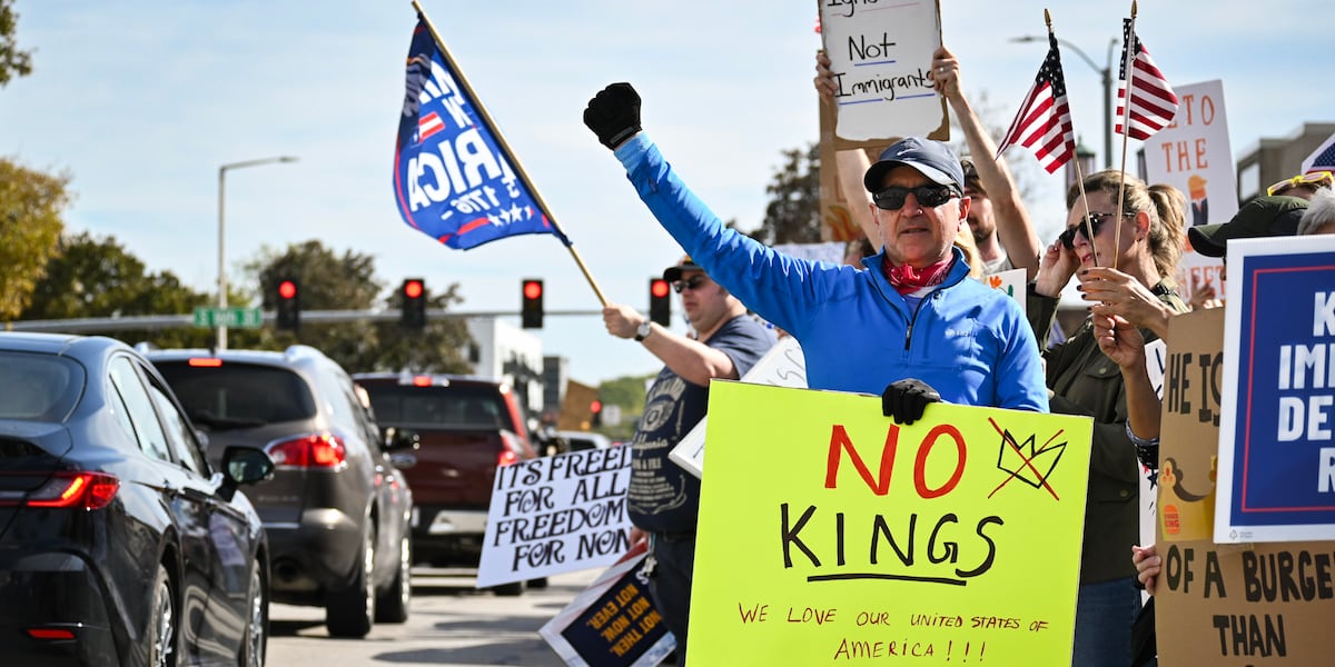 Hundreds and hundreds of Nebraskans attend No Kings Protest in Lincoln Hundreds and hundreds of Nebraskans attend No Kings Protest in Lincoln