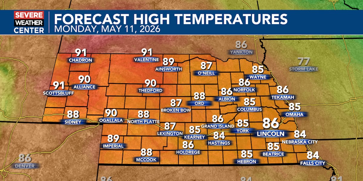 Weather In Nebraska Warm Weather Takes Over Nebraska This Week