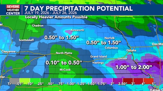 The forecast is trending wetter for Wednesday-Thursday-Friday of the upcoming week, with...