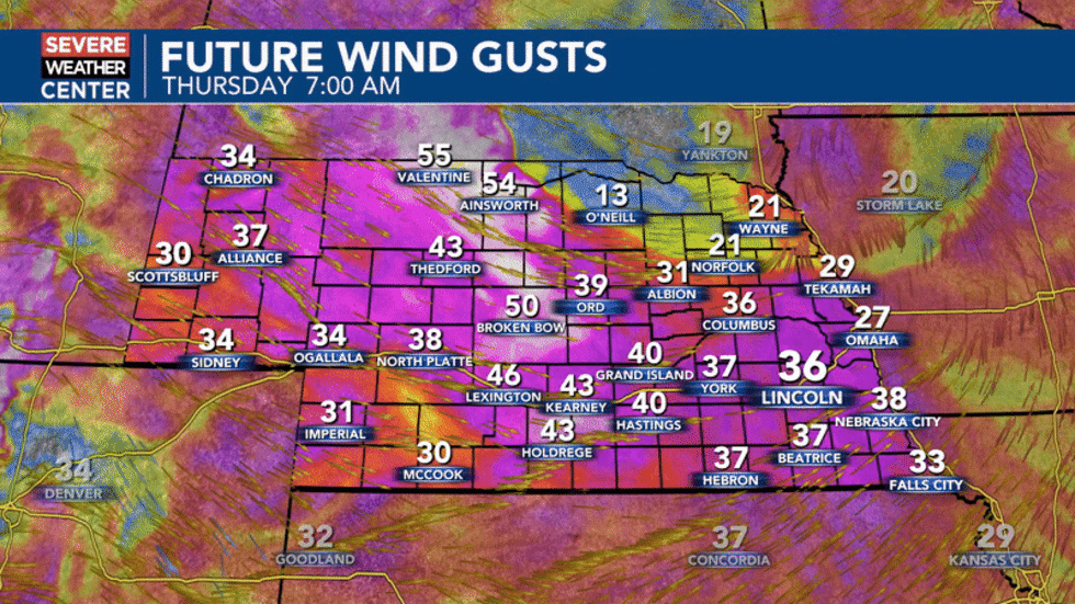 40-55 MPH GUSTS POSSIBLE!