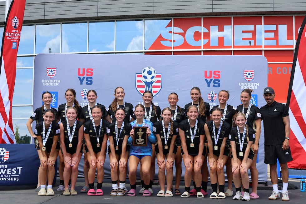 "16U Girls win United States Youth Soccer Midwest Regionals advancing to Florida for Nationals...