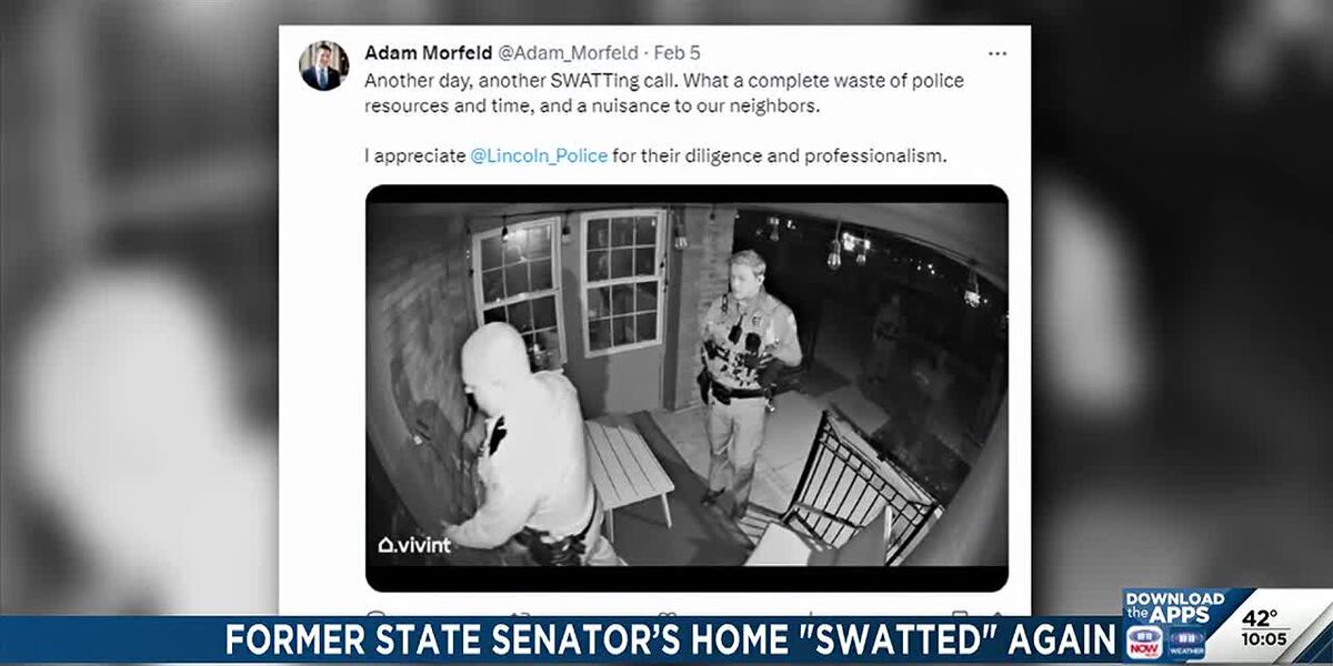 Former state senator’s home swatted again