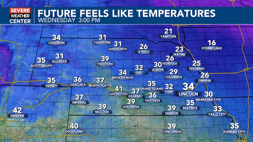 周三下午的风寒大多会维持在 20 多度到 30 多度之间。