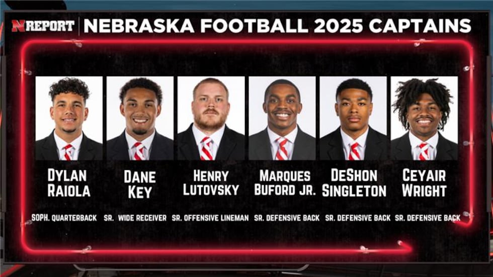 Nebraska Roster Nebraska Football announces 2025 Captains