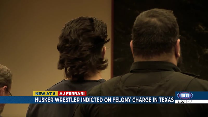 Husker wrestler, AJ Ferrari, indicted on felony charge in Texas
