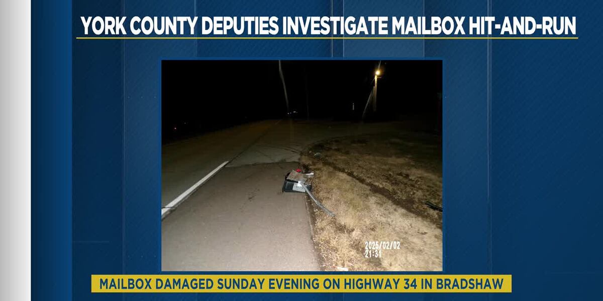 Mail Box Hit York County deputies investigate mailbox hit-and-run