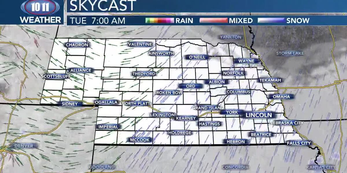 Forecast Update Monday Night Forecast Update