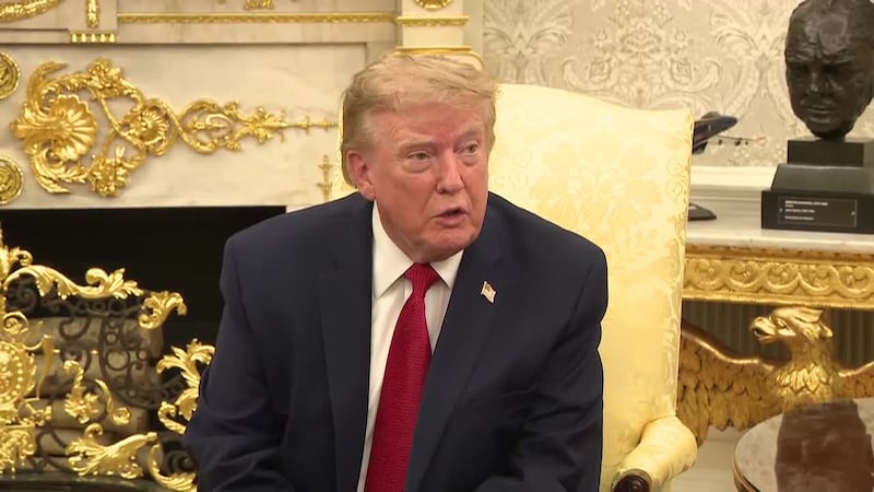 Trump said people who do not support the creation of the White House ballroom are “very...