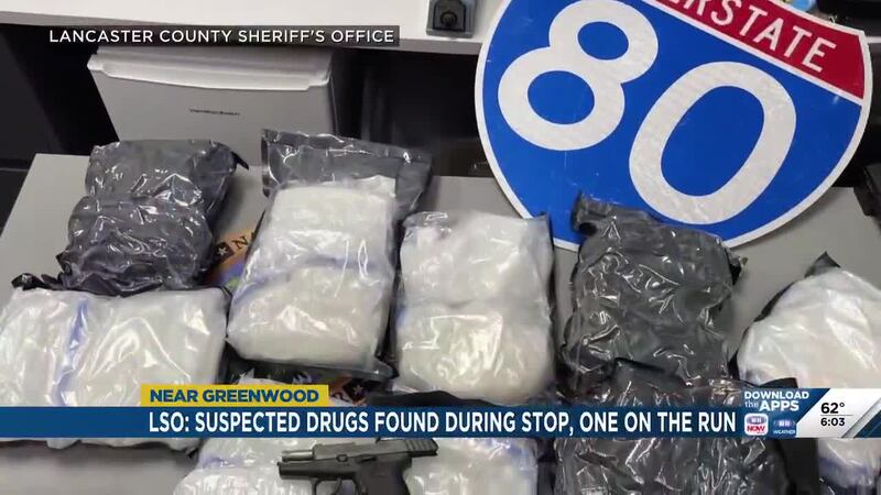 Authorities are on the lookout for a man who reportedly ran from a traffic stop near Greenwood...