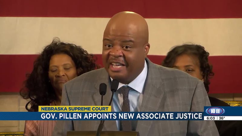 Gov. Jim Pillen announced the appointment of District Judge Derek Vaughn of the 4th Judicial...