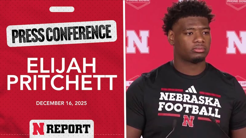 Nebraska Football OL Elijah Pritchett Bowl Prep Press Conference | Dec. 16, 2025
