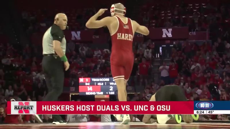 Nebraska wrestling hosts duals vs. UNC & OSU